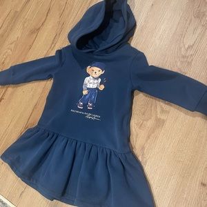 POLO Ralph Lauren. Size 2T. Girls sweatshirt material navy blue